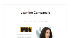 Desktop Screenshot of jazminecampanale.com